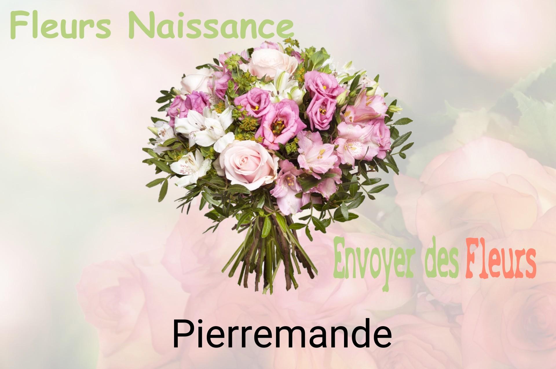 Bouquet de fleurs de naissance livré à Pierremande